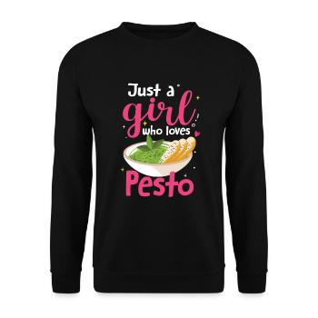 Pesto - Unisex Pullover - Schwarz - Vorne - Alina (178cm) & Michal (187cm)