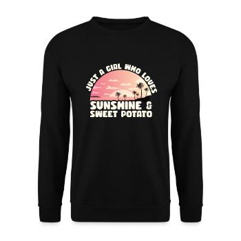 Ignames - Sweat-shirt Unisexe - noir - Devant - Alina (178cm) & Michal (187cm)