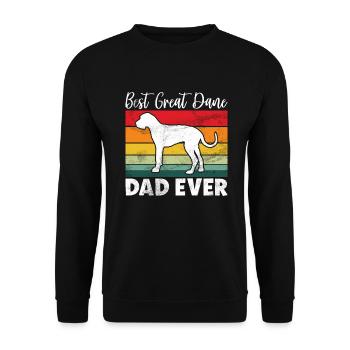 Great Dane Gifts - Unisex Sweatshirt - black - Front - Alina (178cm) & Michal (187cm)