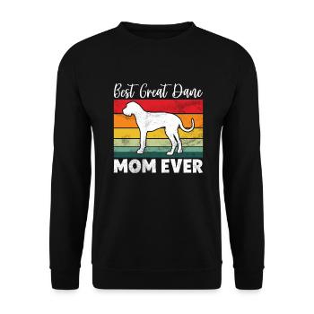 Great Dane Gifts - Unisex Sweatshirt - black - Front - Alina (178cm) & Michal (187cm)