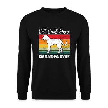 Great Dane Gifts - Unisex Pullover - Schwarz - Vorne - Alina (178cm) & Michal (187cm)