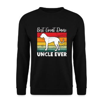 Great Dane Gifts - Unisex Pullover - Schwarz - Vorne - Alina (178cm) & Michal (187cm)