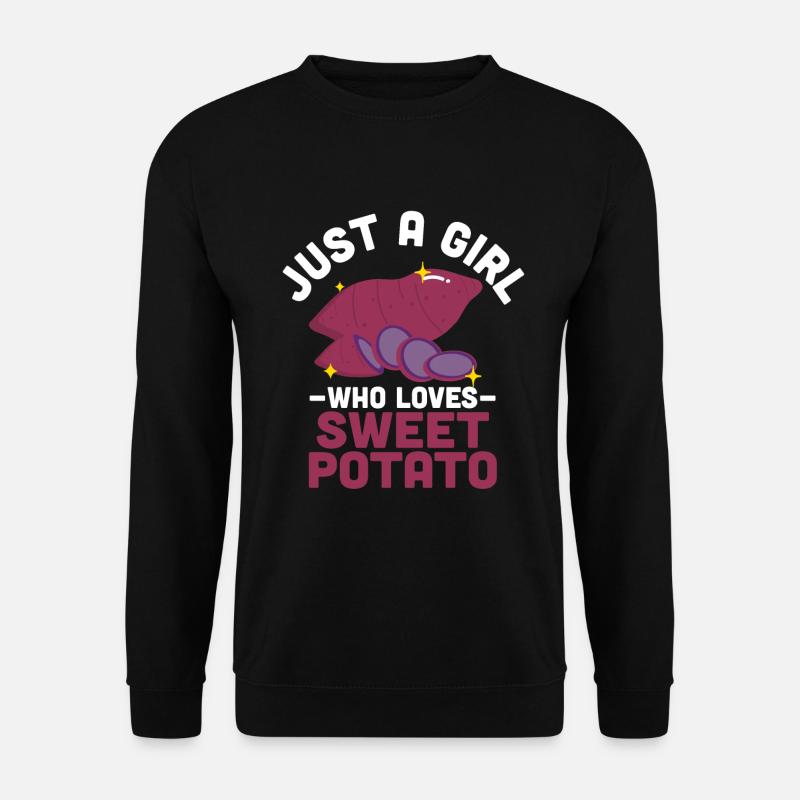 Süßkartoffeln - Unisex Pullover - Schwarz