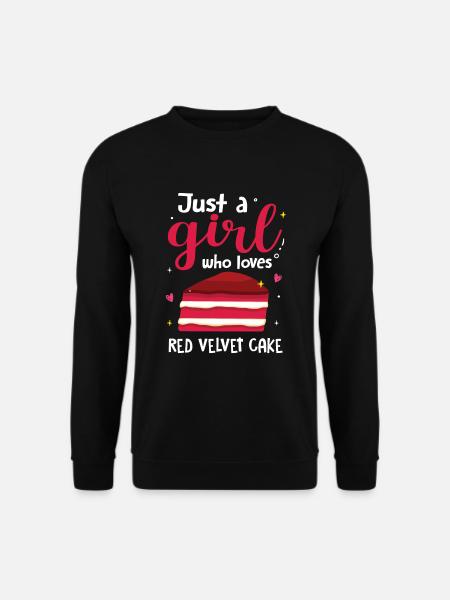Velvet Cake Cake Gift - Unisex Sweatshirt - black