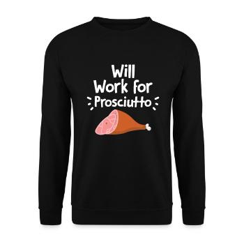 Cadeau de noix de pécan - Sweat-shirt Unisexe - noir - Devant - Alina (178cm) & Michal (187cm)