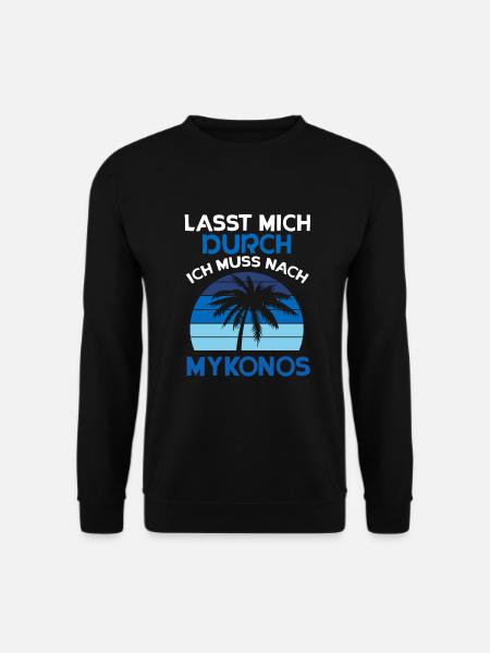 Mykonos - Unisex Pullover - Schwarz