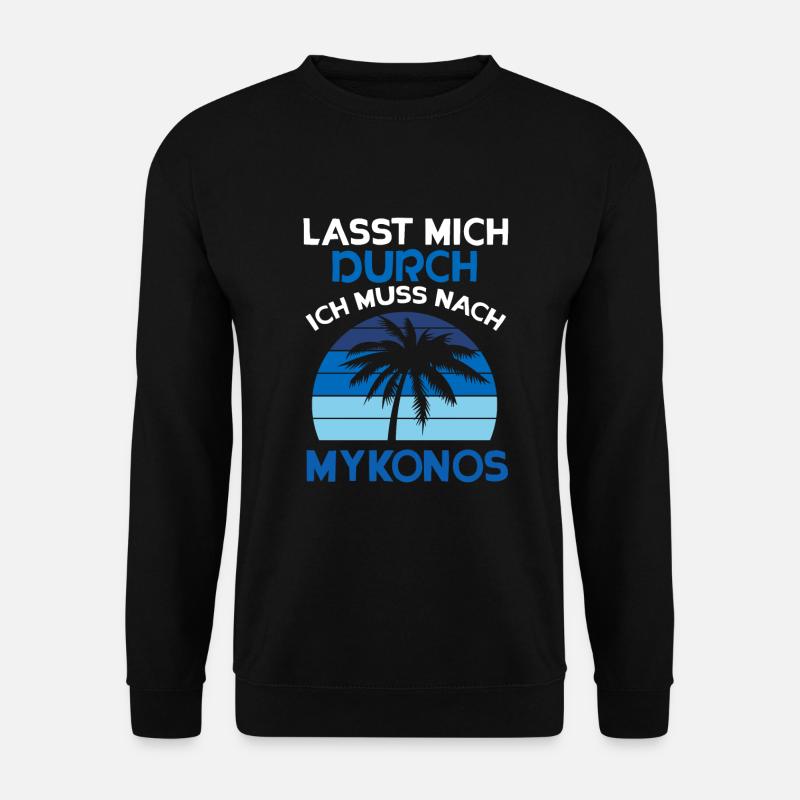 Mykonos - Unisex Pullover - Schwarz