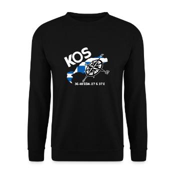 Kos - Unisex Pullover - Schwarz - Vorne - Alina (178cm) & Michal (187cm)