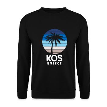 Kos - Unisex Pullover - Schwarz - Vorne - Alina (178cm) & Michal (187cm)
