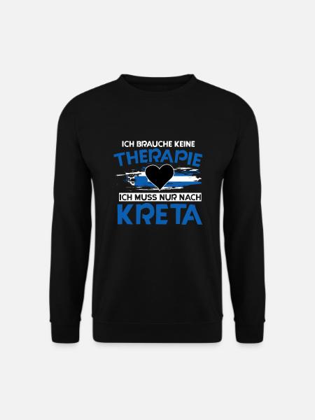Kreta - Unisex Pullover - Schwarz