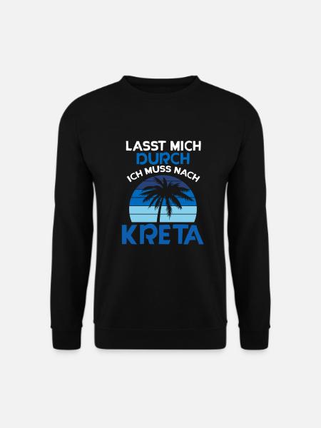 Kreta - Unisex Pullover - Schwarz