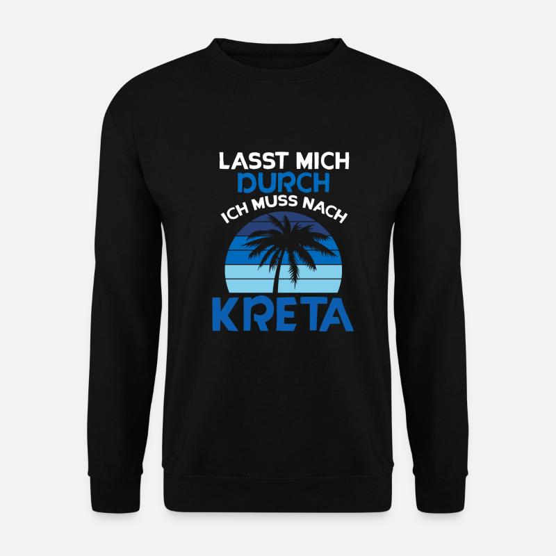 Kreta - Unisex Pullover - Schwarz