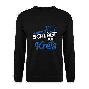 Kreta - Unisex Pullover - Schwarz - Vorne - Alina (178cm) & Michal (187cm)