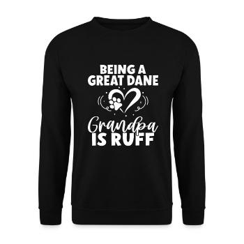 Great Dane Gifts - Unisex Sweatshirt - black - Front - Alina (178cm) & Michal (187cm)