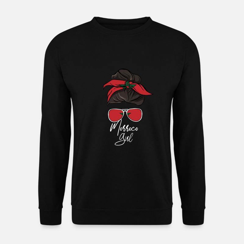 Marokko - Unisex Pullover - Schwarz