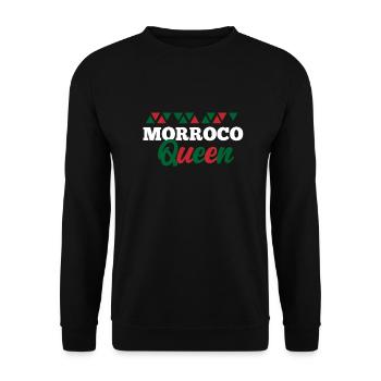 Maroc - Sweat-shirt Unisexe - noir - Devant - Alina (178cm) & Michal (187cm)