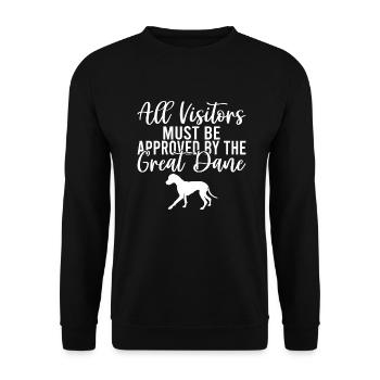 Great Dane Gifts - Unisex Sweatshirt - black - Front - Alina (178cm) & Michal (187cm)