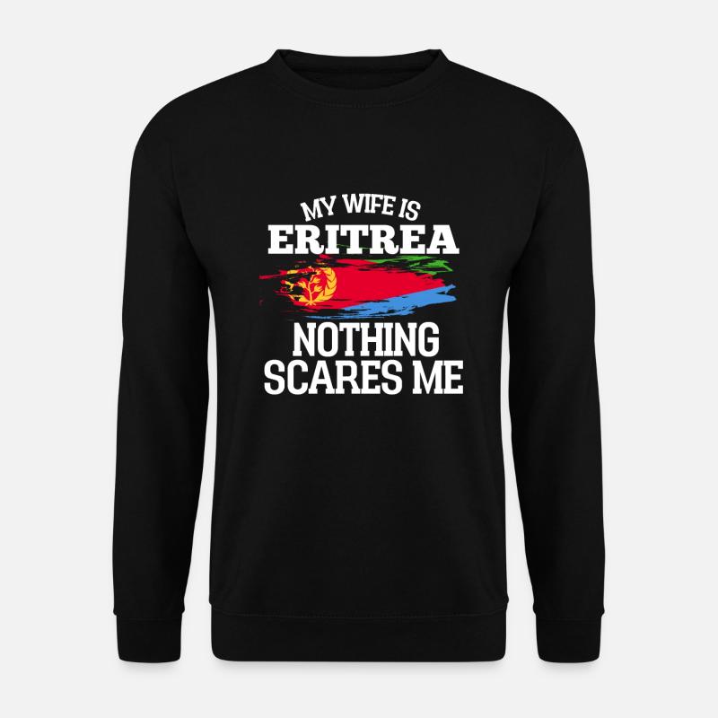 Eritrea Ehefrau - Unisex Pullover - Schwarz