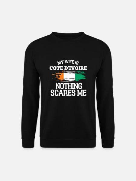 Épouse Côte d’Ivoire - Sweat-shirt Unisexe - noir