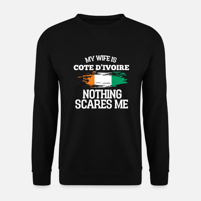Épouse Côte d’Ivoire - Sweat-shirt Unisexe - noir