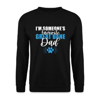 Great Dane Gifts - Unisex Pullover - Schwarz - Vorne - Alina (178cm) & Michal (187cm)