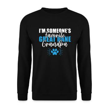 Great Dane Gifts - Unisex Pullover - Schwarz - Vorne - Alina (178cm) & Michal (187cm)