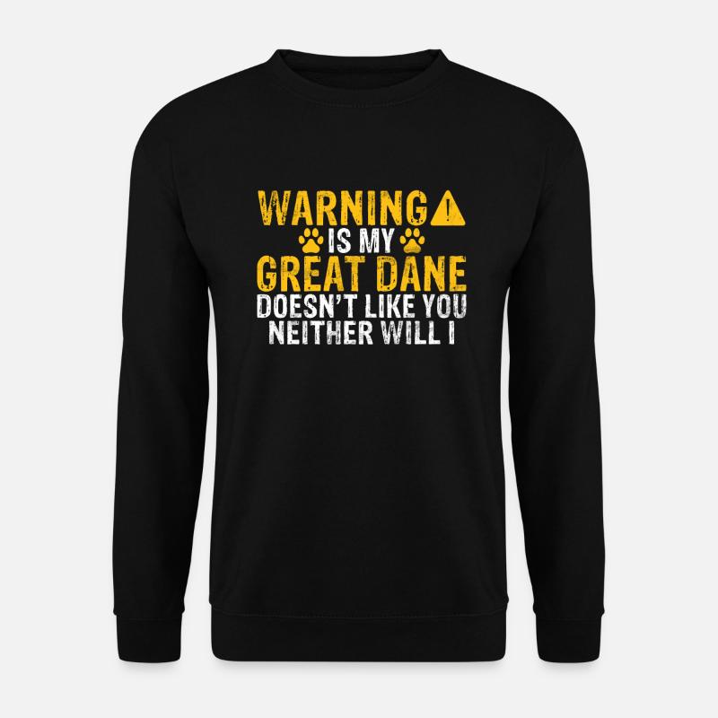 Great Dane Gifts - Unisex Pullover - Schwarz