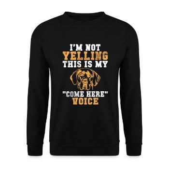 Great Dane Gifts - Unisex Pullover - Schwarz - Vorne - Alina (178cm) & Michal (187cm)