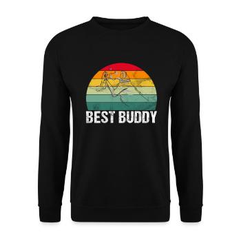 Great Dane Gifts - Unisex Sweatshirt - black - Front - Alina (178cm) & Michal (187cm)