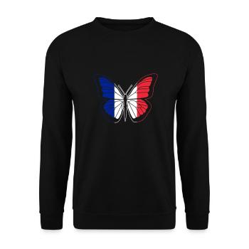 Réunion - Sweat-shirt Unisexe - noir - Devant - Alina (178cm) & Michal (187cm)