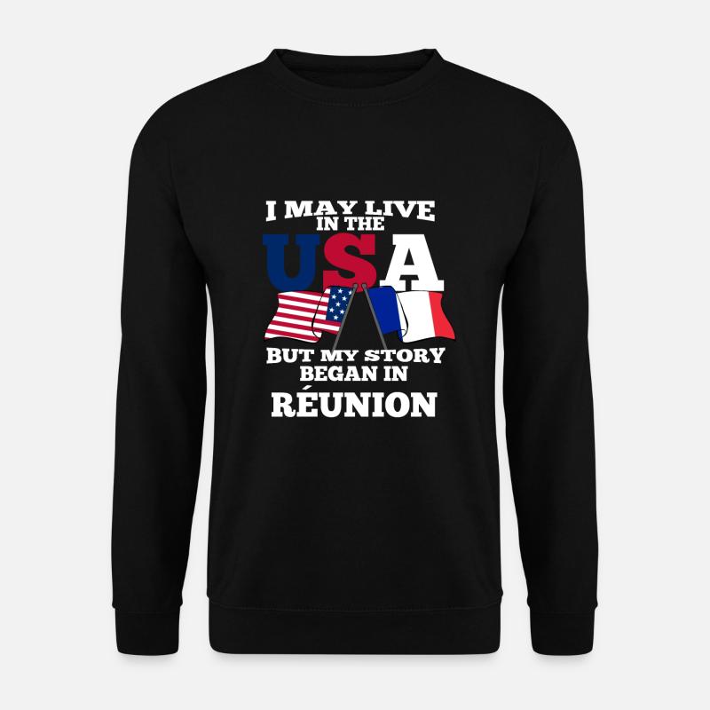 Reunion - Unisex Pullover - Schwarz