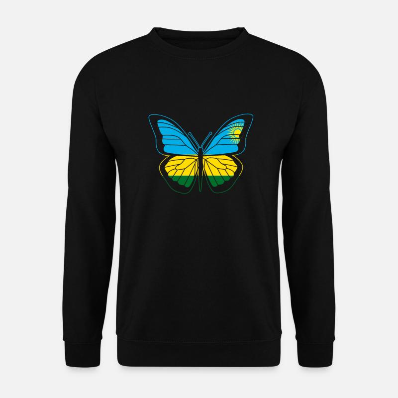 Rwanda - Unisex Pullover - Schwarz