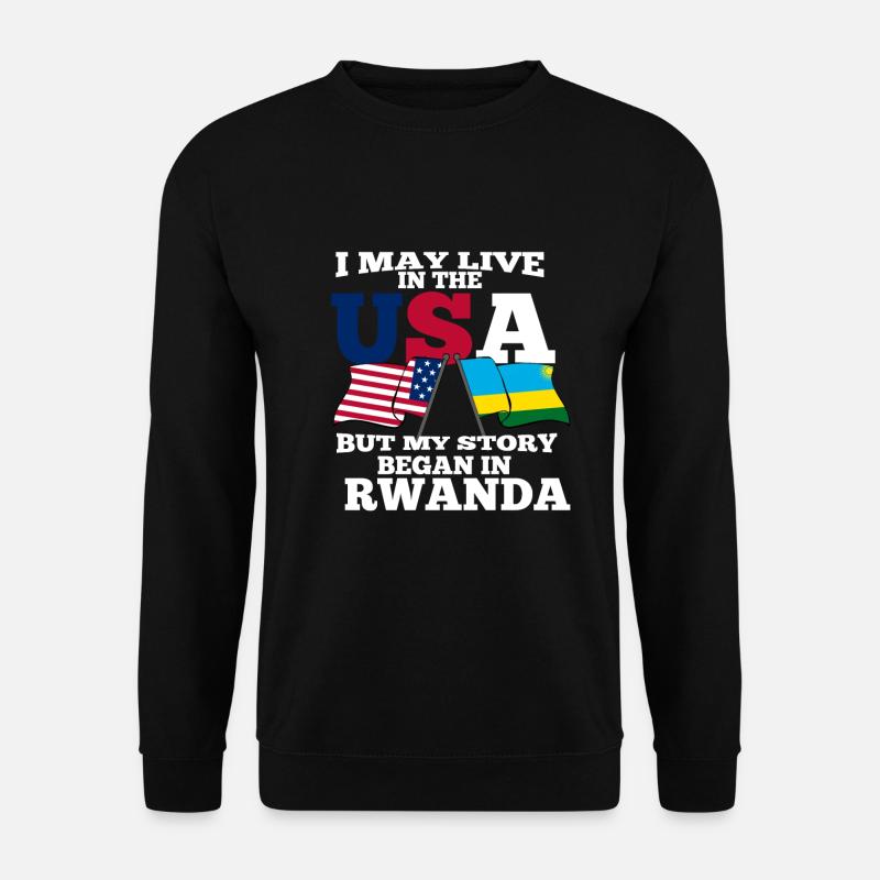 Rwanda - Unisex Sweatshirt - black
