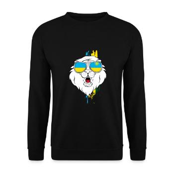 Rwanda - Unisex Pullover - Schwarz - Vorne - Alina (178cm) & Michal (187cm)