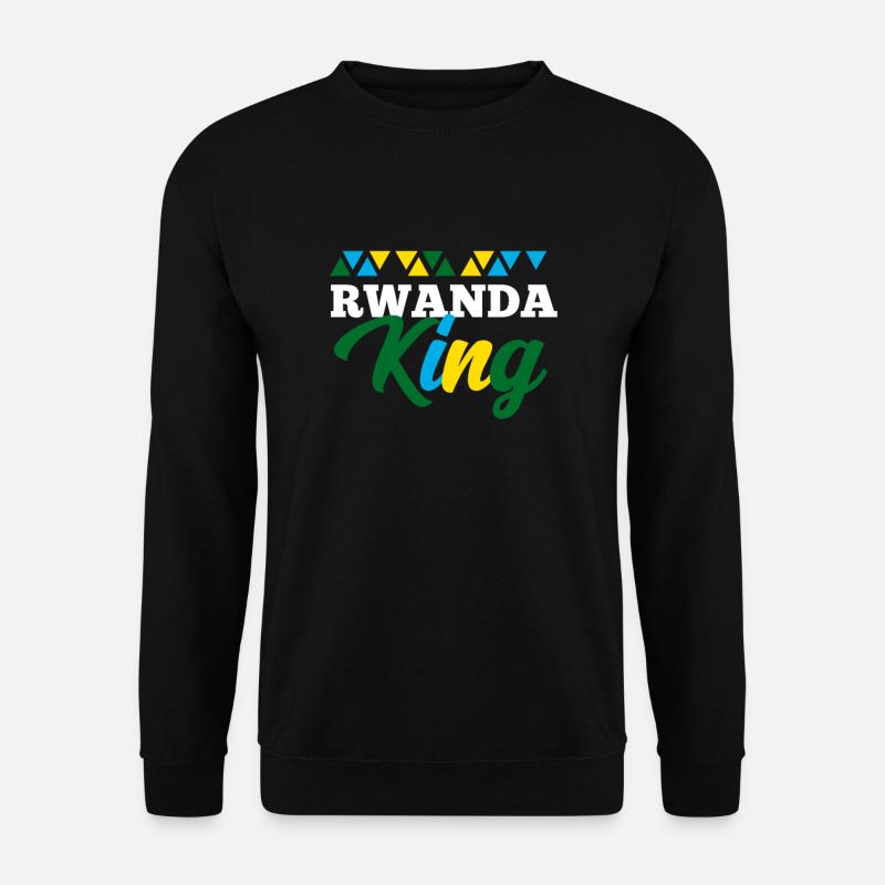 Rwanda - Unisex Pullover - Schwarz
