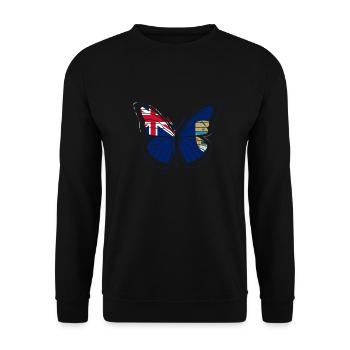 Saint Helena - Unisex Sweatshirt - black - Front - Alina (178cm) & Michal (187cm)