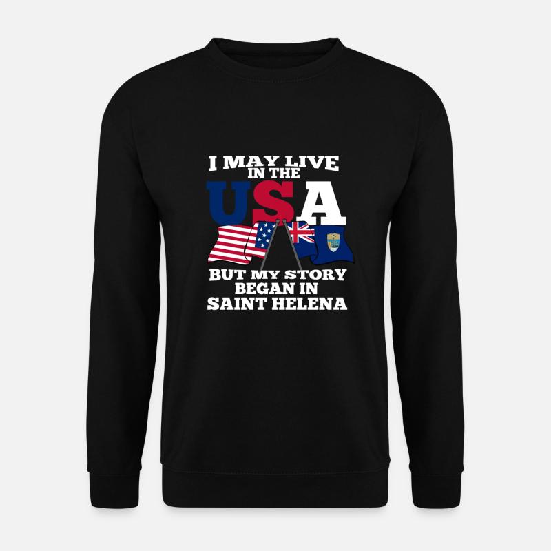 Saint Helena - Unisex Pullover - Schwarz
