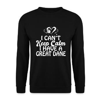 Great Dane Gifts - Unisex Pullover - Schwarz - Vorne - Alina (178cm) & Michal (187cm)