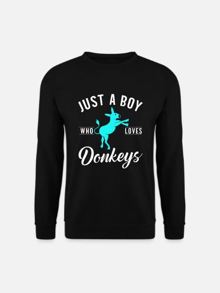 Cadeaux d’amoureux de l’âne - Sweat-shirt Unisexe - noir