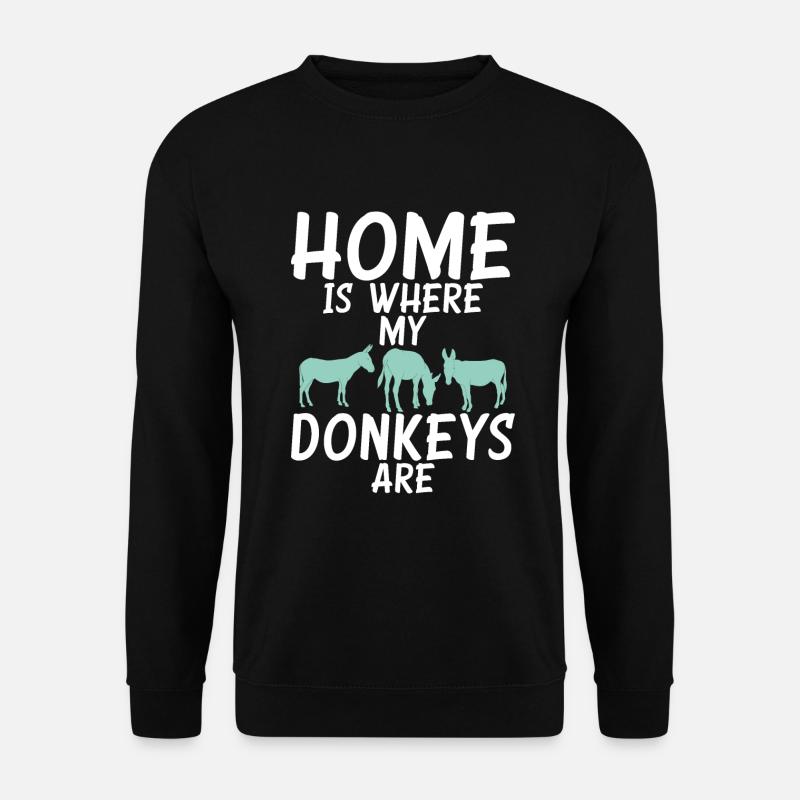 Donkey Lover Gifts - Unisex Sweatshirt - black