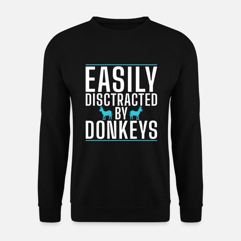 Donkey Lover Gifts - Unisex Sweatshirt - black