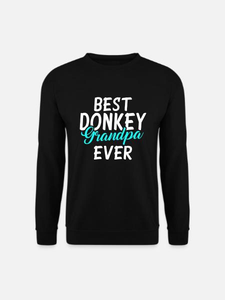 Donkey Lover Gifts - Unisex Pullover - Schwarz