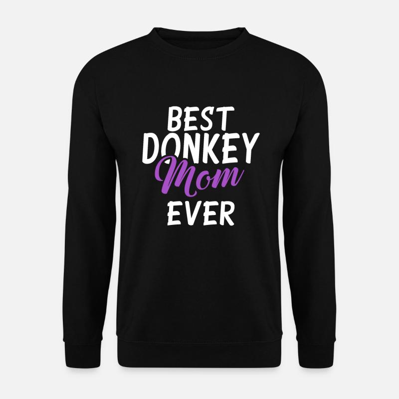 Donkey Lover Gifts - Unisex Sweatshirt - black