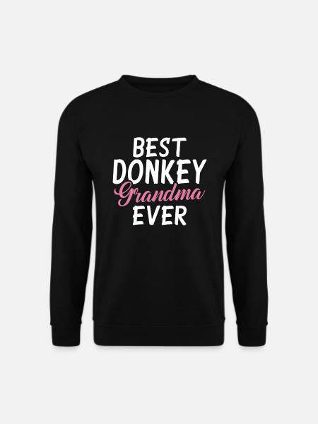 Donkey Lover Gifts - Unisex Sweatshirt - black