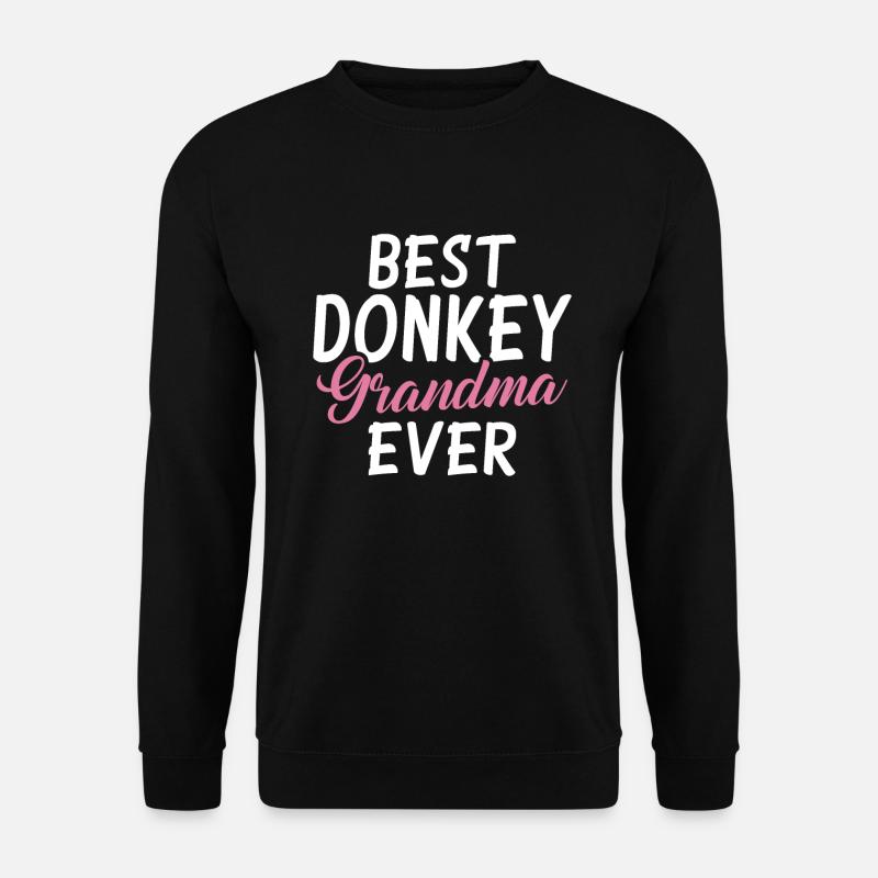 Donkey Lover Gifts - Unisex Sweatshirt - black