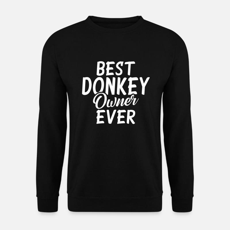 Donkey Lover Gifts - Unisex Sweatshirt - black