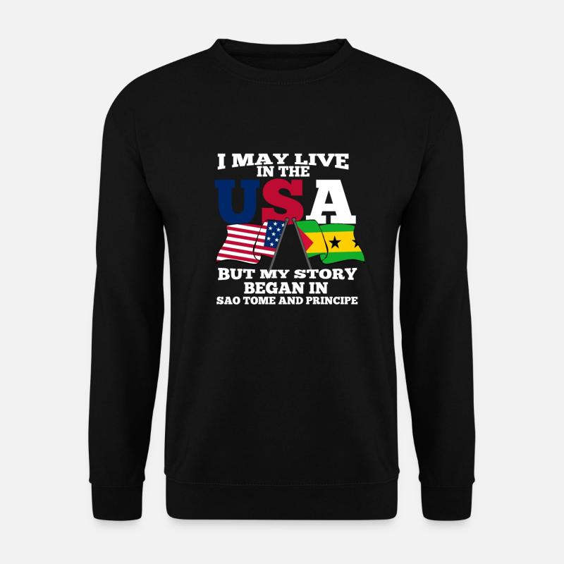 São Tomé - Unisex Sweatshirt - black