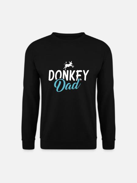 Donkey Lover Gifts - Unisex Pullover - Schwarz