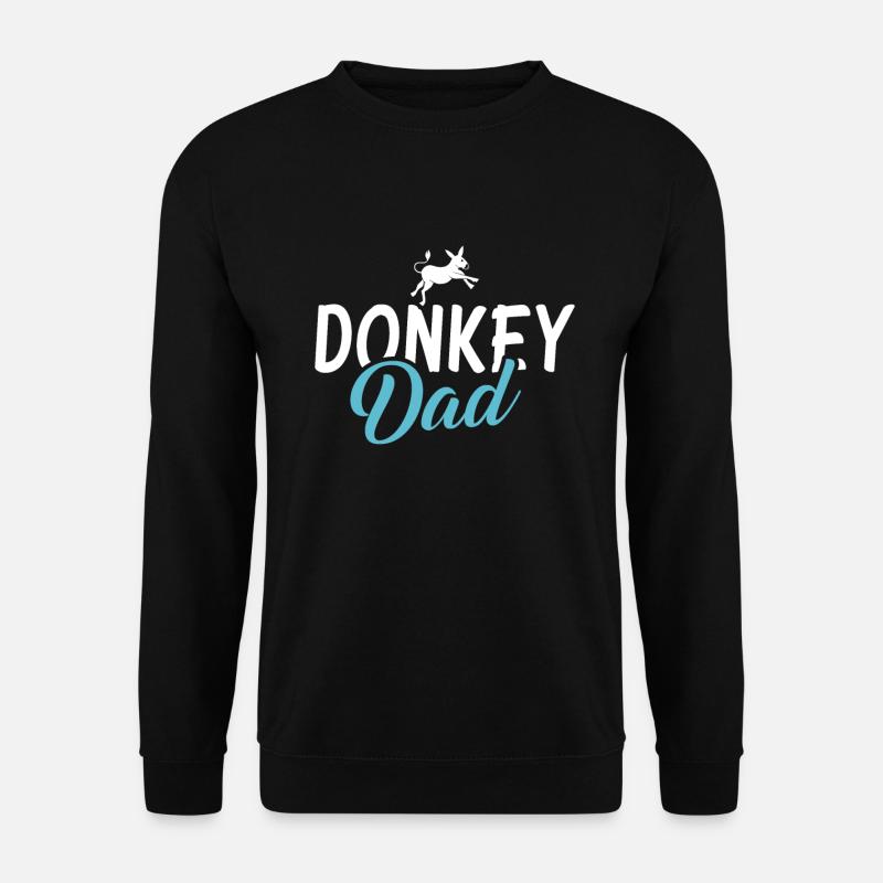 Donkey Lover Gifts - Unisex Pullover - Schwarz