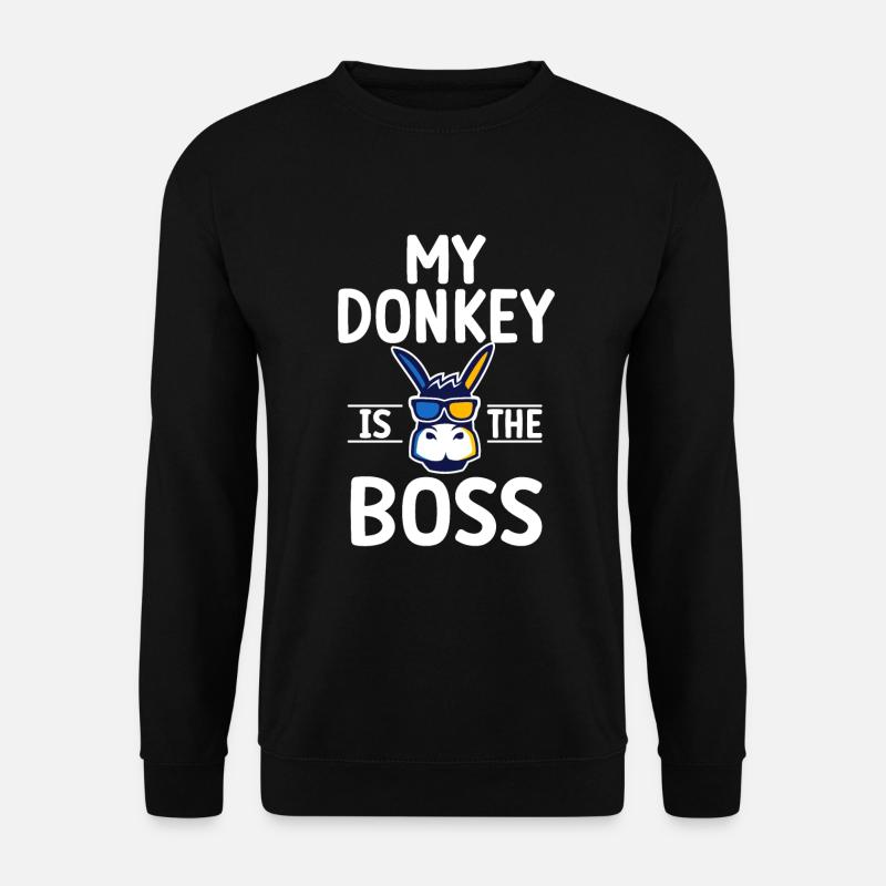 Donkey Lover Gifts - Unisex Sweatshirt - black